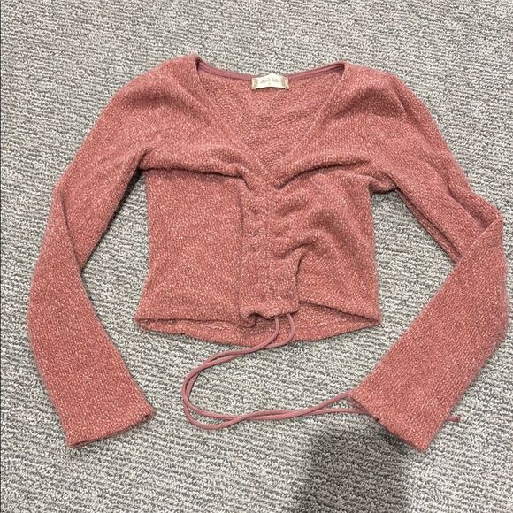 Altar’d State Pink Knit Sweater - Picture 1 of 3